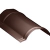 Faîtière ronde RA1BRO Ruukki 40 RR32 brun chocolat L=2.10m